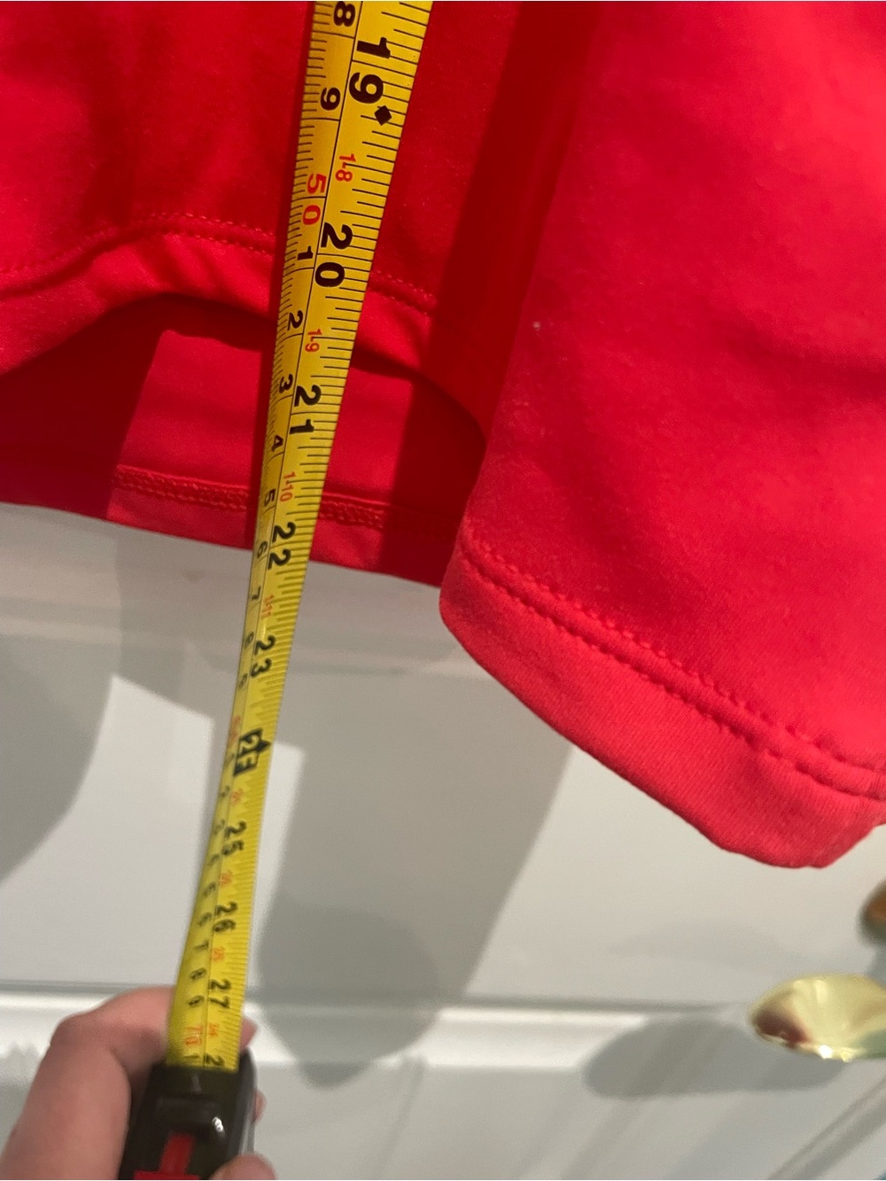 Ruffle-Trim Red Tank Top with Front Tie - Picture 5 of 6